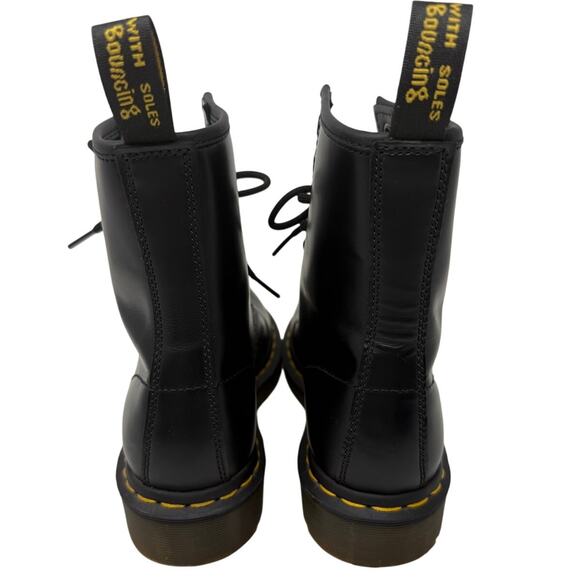 Dr. Martens 1460 Smooth Leather Lace Up Boots Black Women’s 6 Mint Condition - Picture 4 of 10